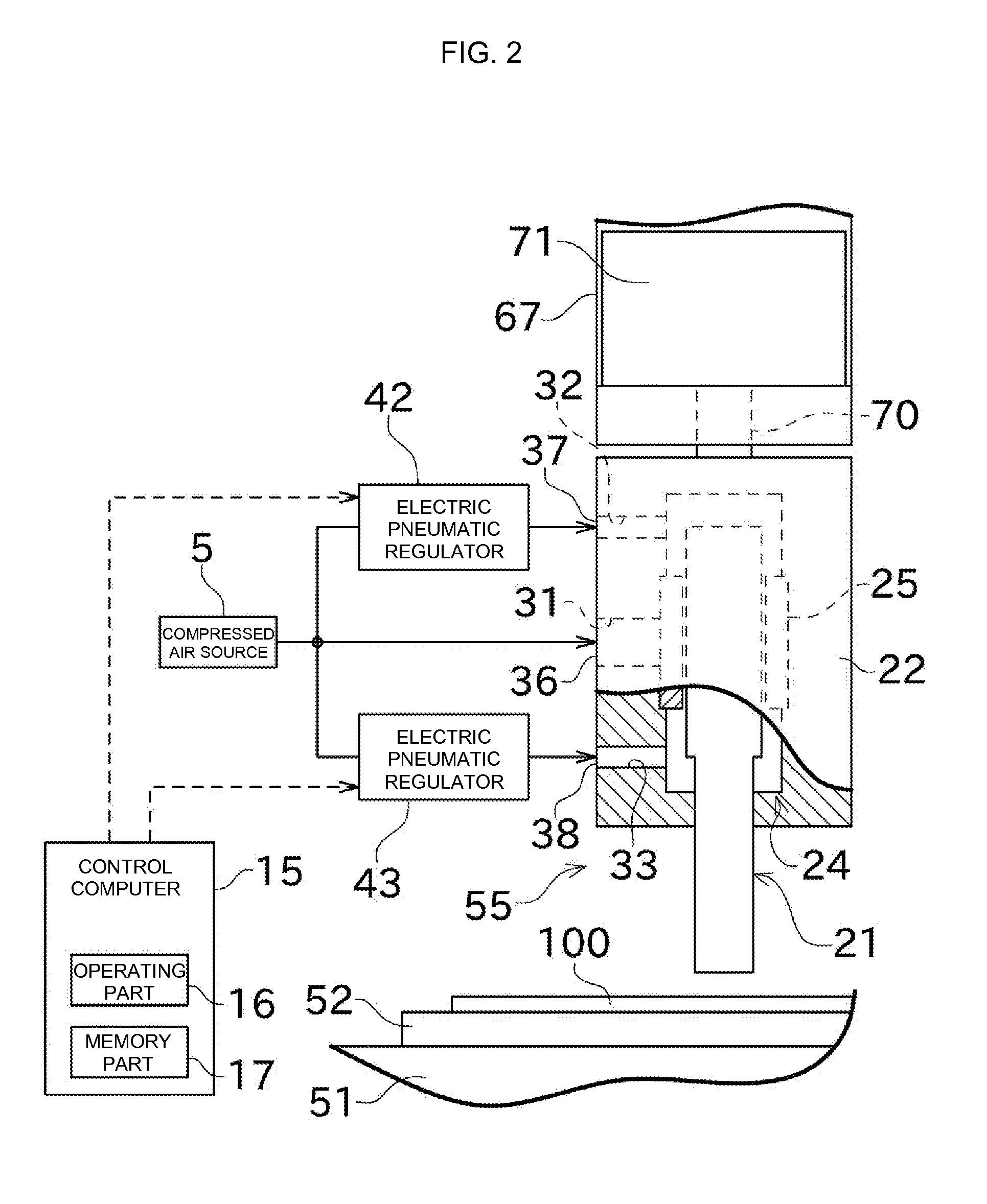 Touch panel inspecting apparatus