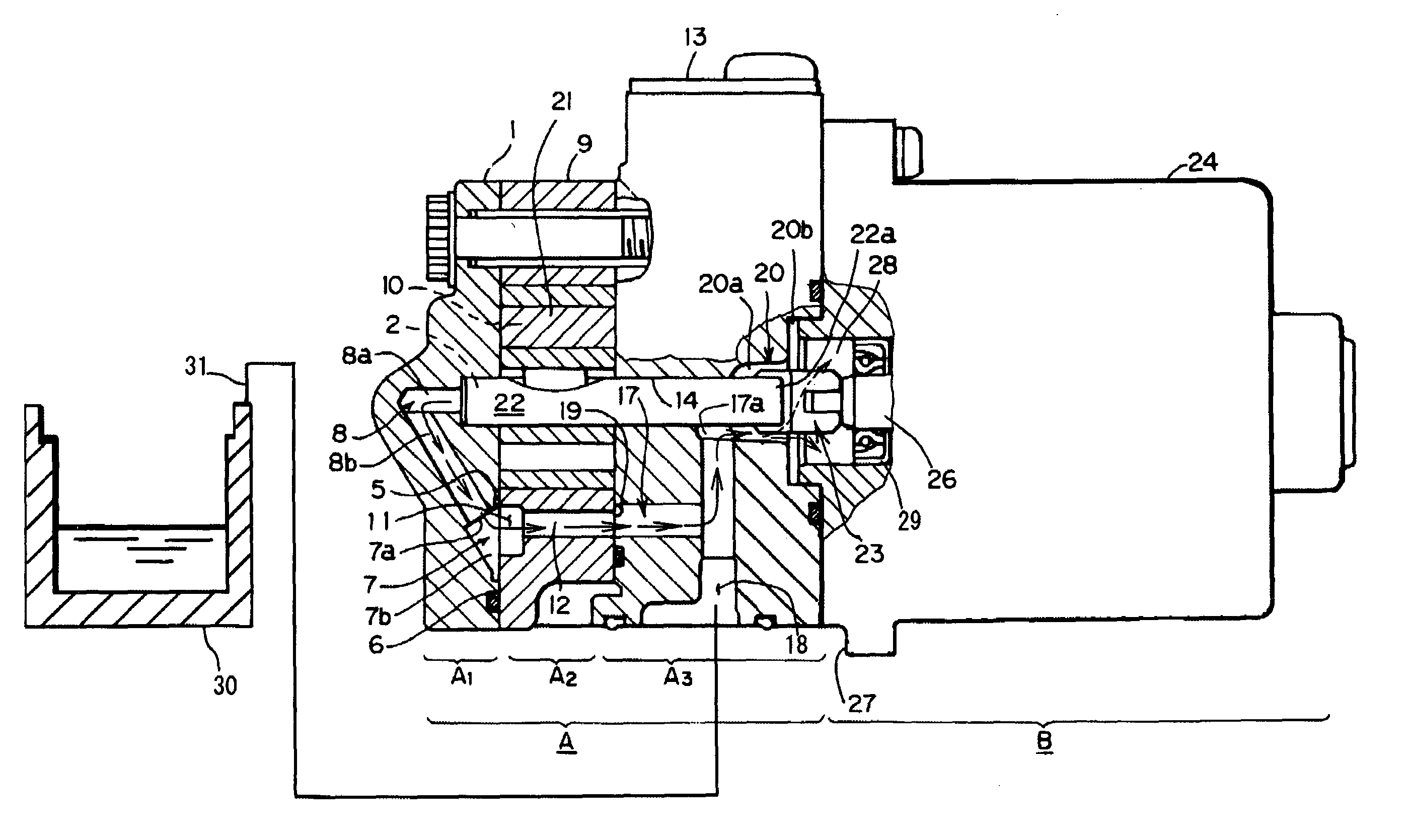 Electric oil pump