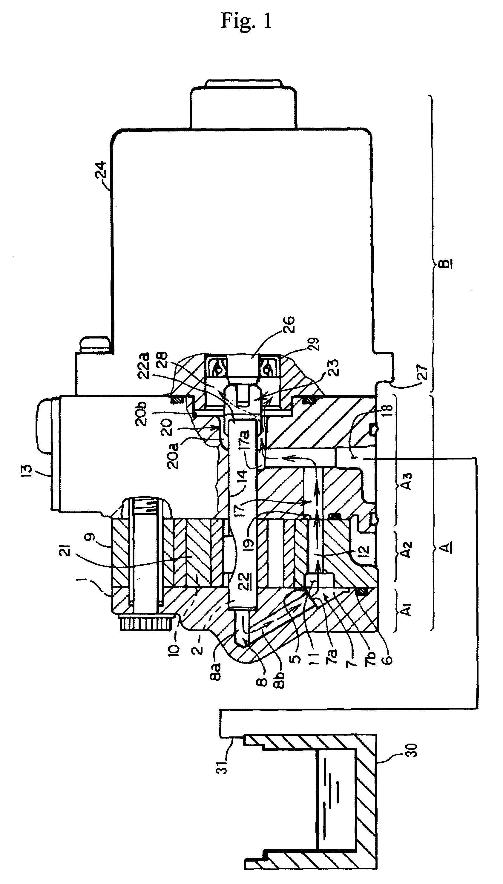 Electric oil pump