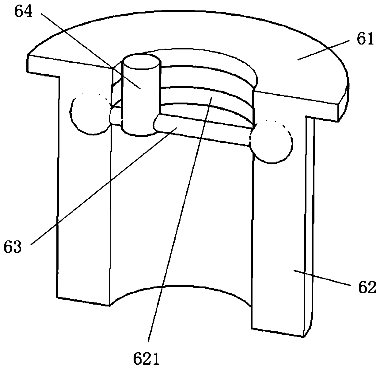 Ring type eccentric dish washing machine