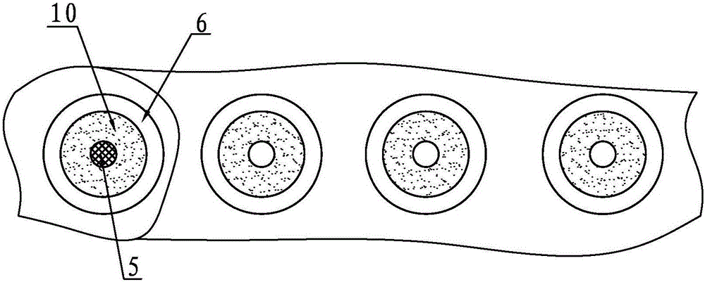 Crab-rice symbiotic planting-breeding pool and comprehensive temperature-adjusting method thereof