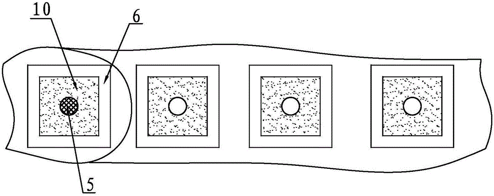 Crab-rice symbiotic planting-breeding pool and comprehensive temperature-adjusting method thereof