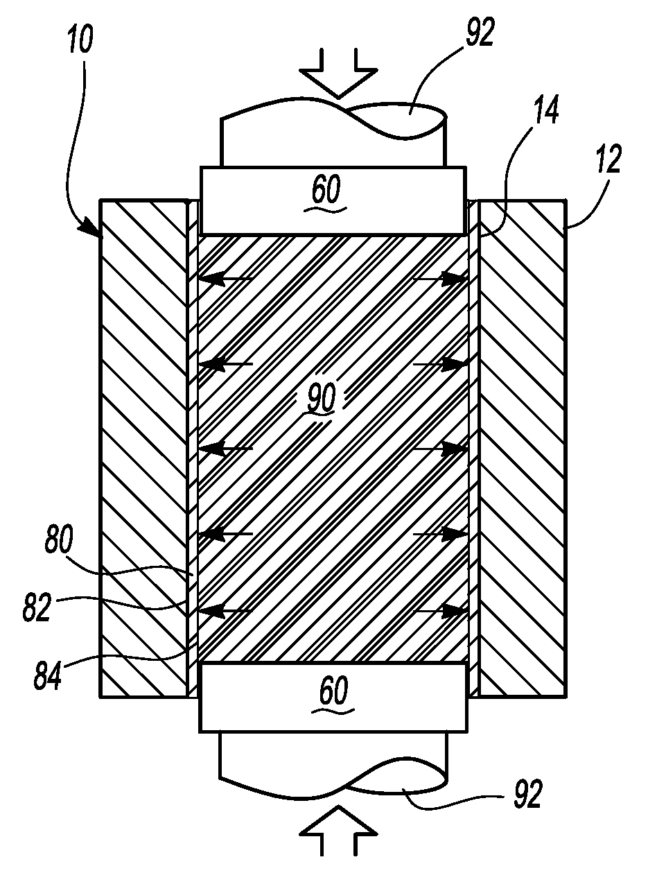 Compressed Elastomer Process for Autofrettage and Lining Tubes