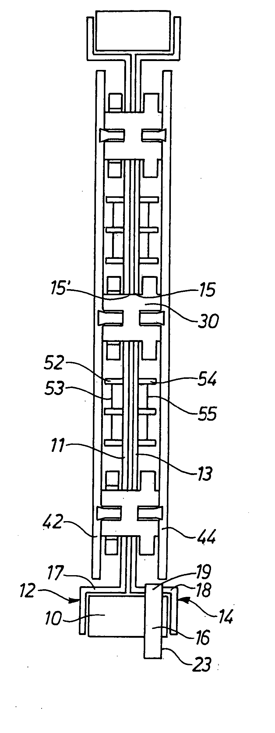 Structural unit for bipolar electrolysers