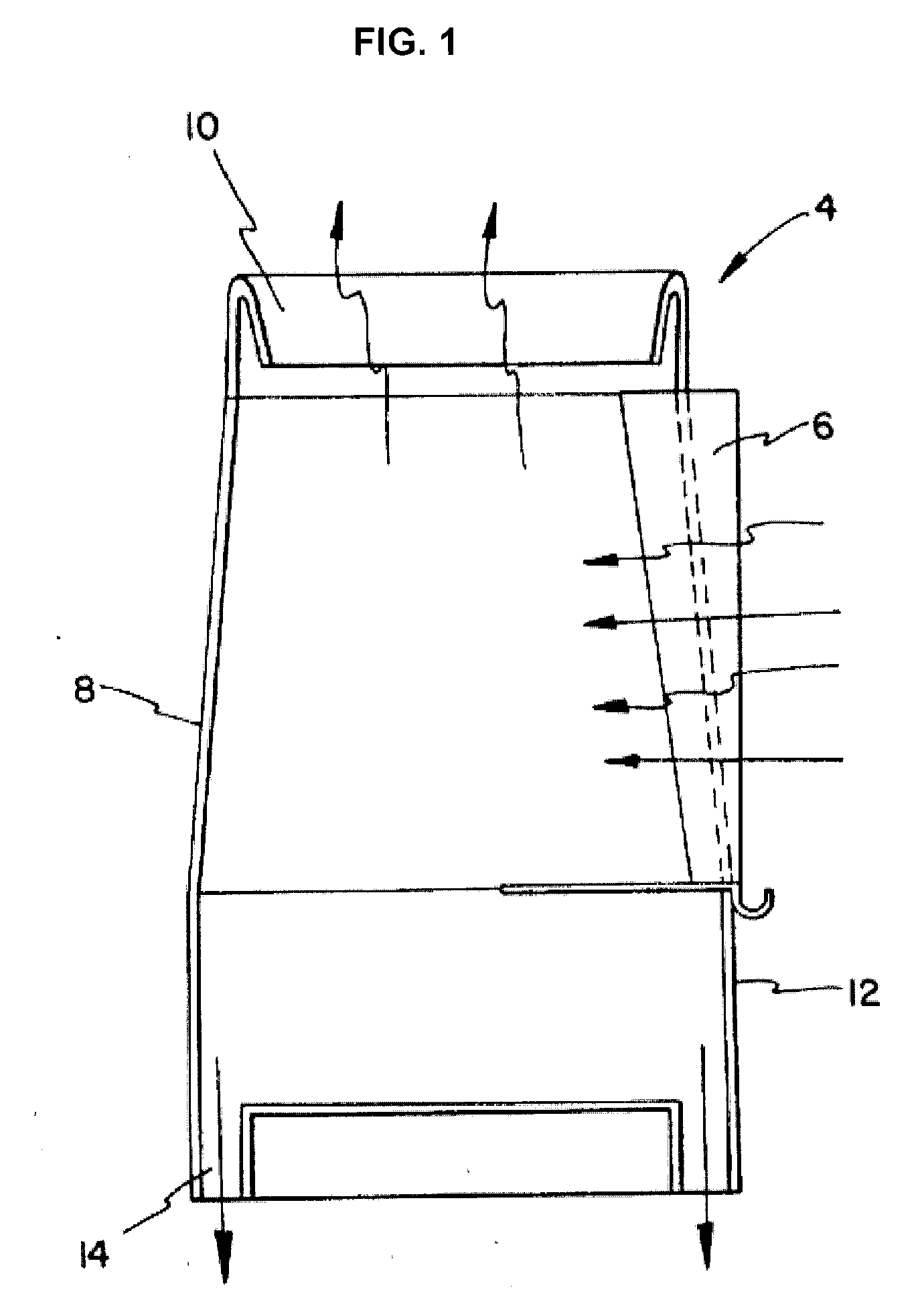 Steam/water conical cyclone separator