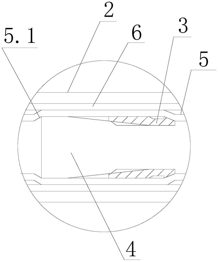 A method of using a large deformation prestressed hydraulic expansion bolt