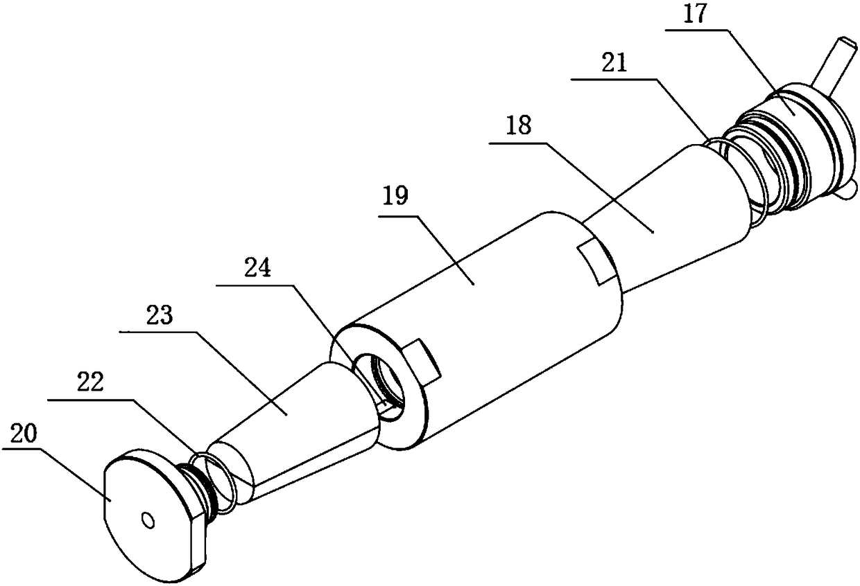 A self-repair testing device and method for oil well cement