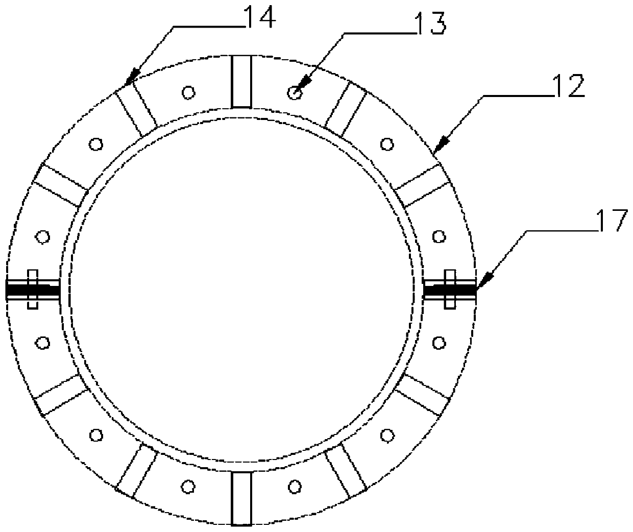 A kind of gfrp pipe-concrete-steel composite column foot joint and construction method thereof