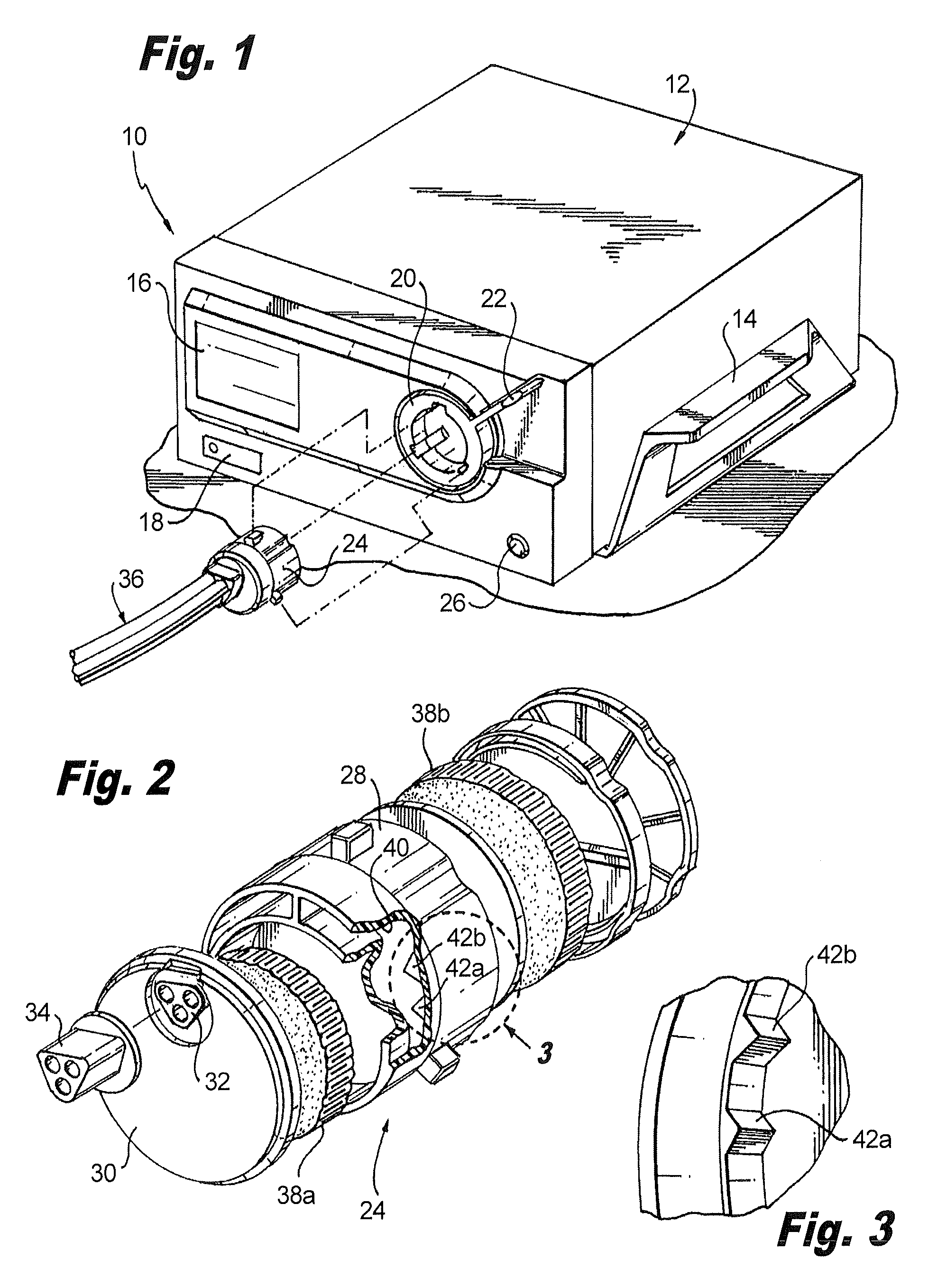 Filter interface for multimodal surgical gas delivery system