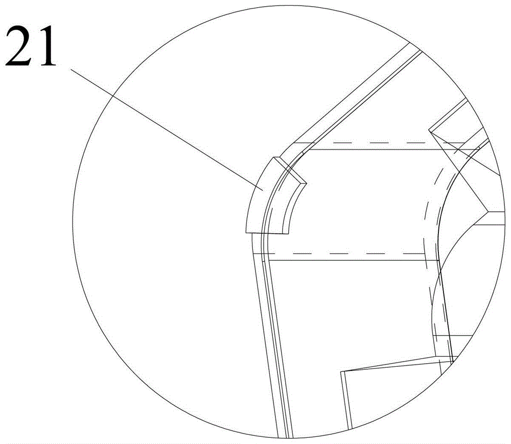 Linear motor insulating frame and linear motor