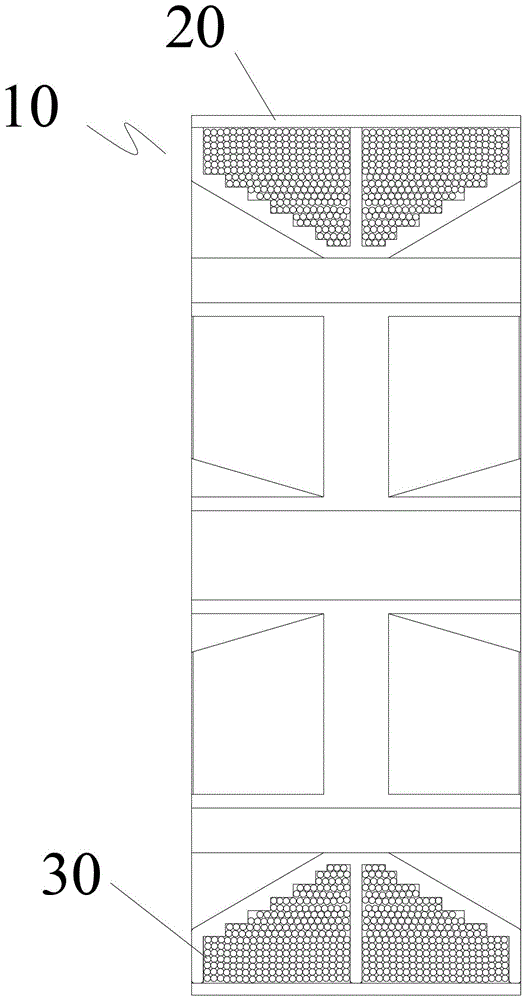 Linear motor insulating frame and linear motor