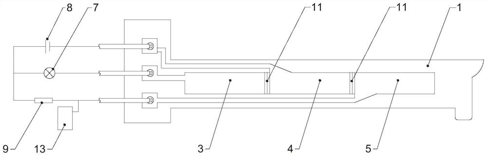 Safety belt buckle detection device