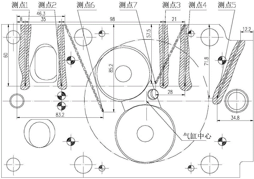 Real-time monitoring method for highest temperature in cylinder head of internal combustion engine