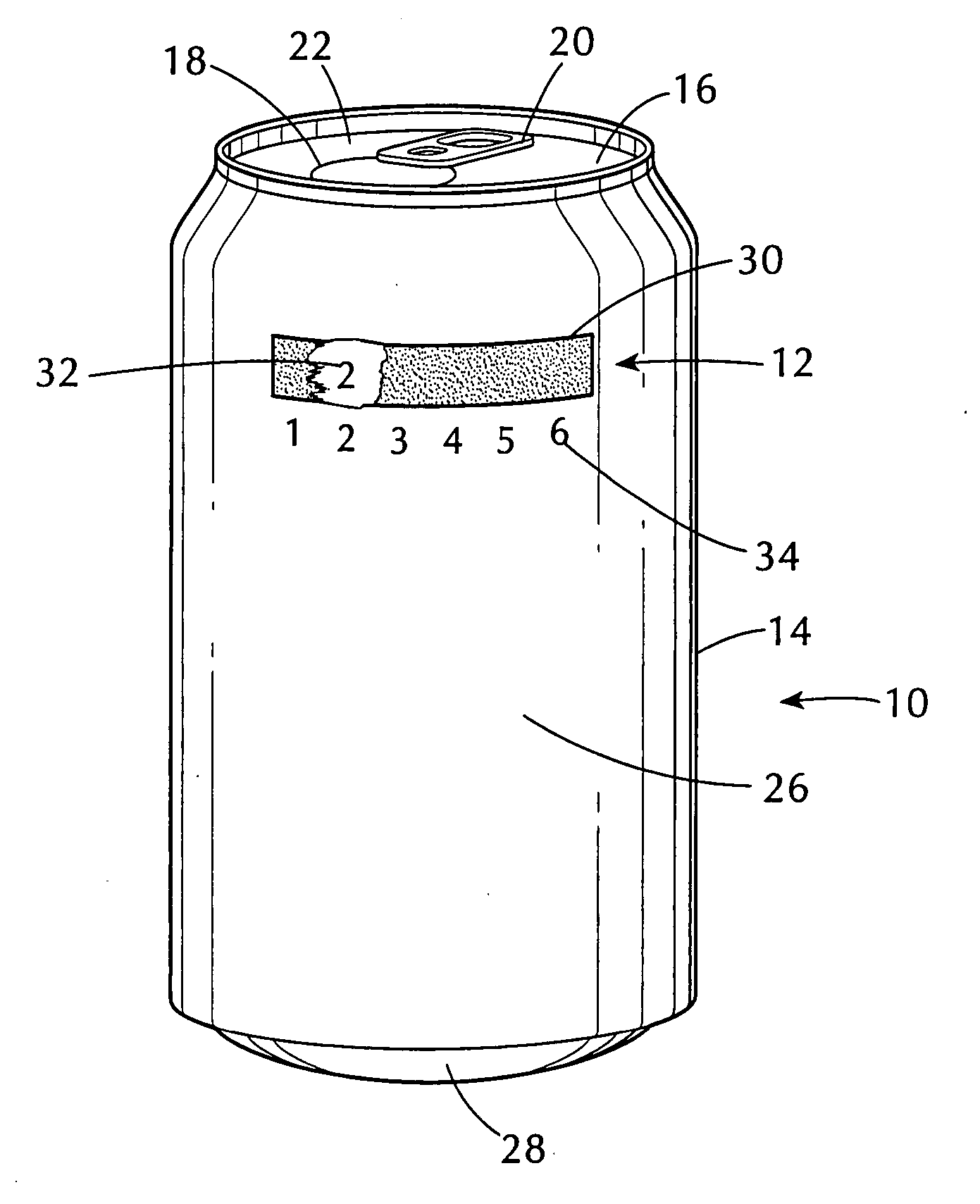 Identification system for individual containers