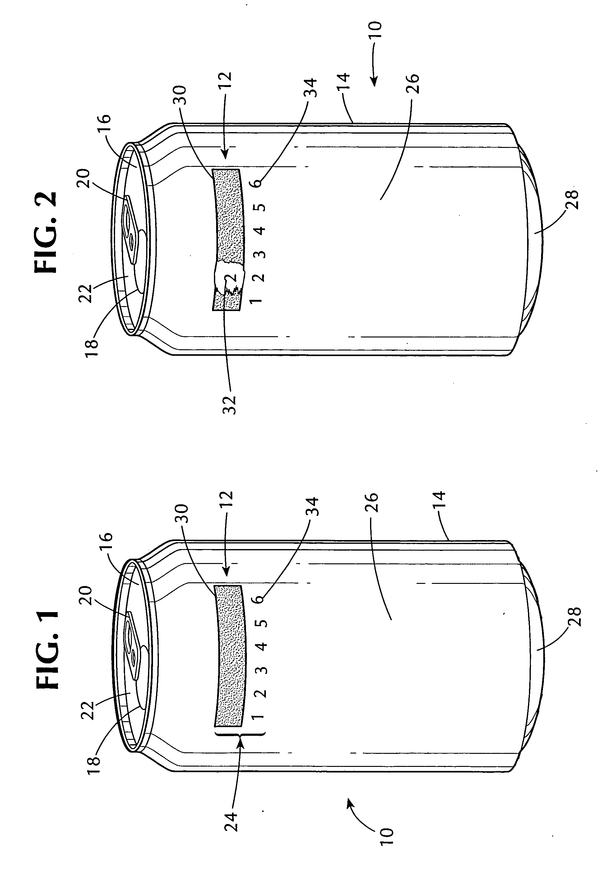 Identification system for individual containers