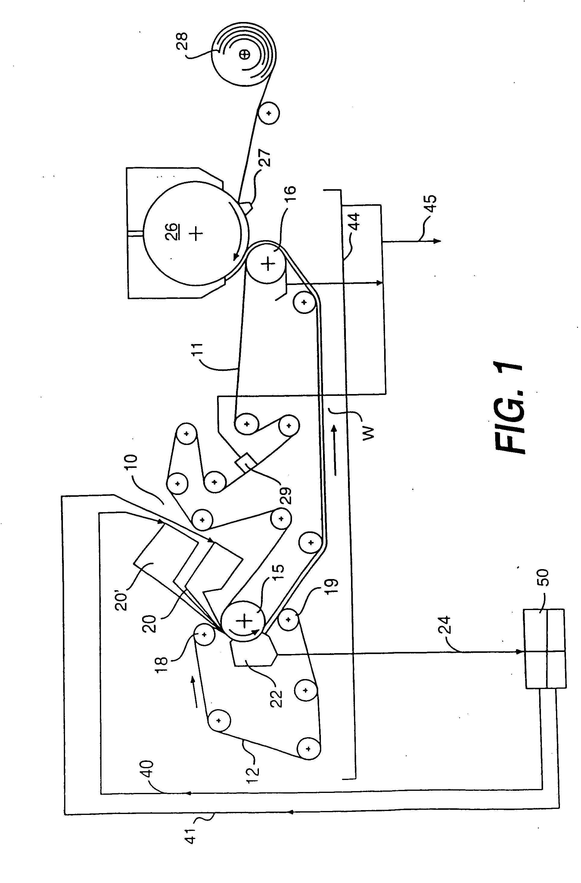 Method of making a paper web having a high internal void volume of secondary fibers