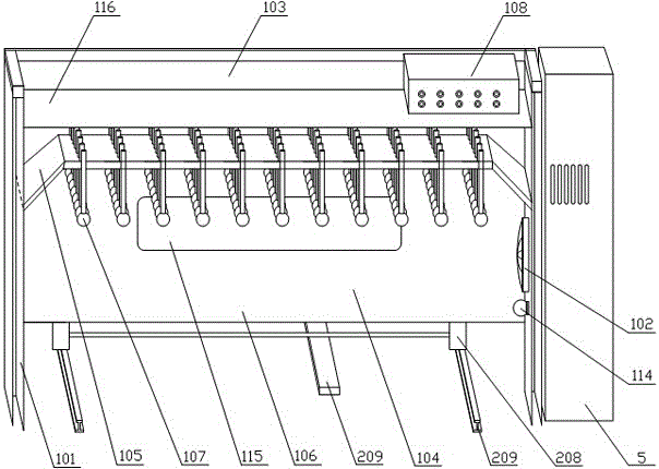 Vacuum forming machine applied to airplane panel