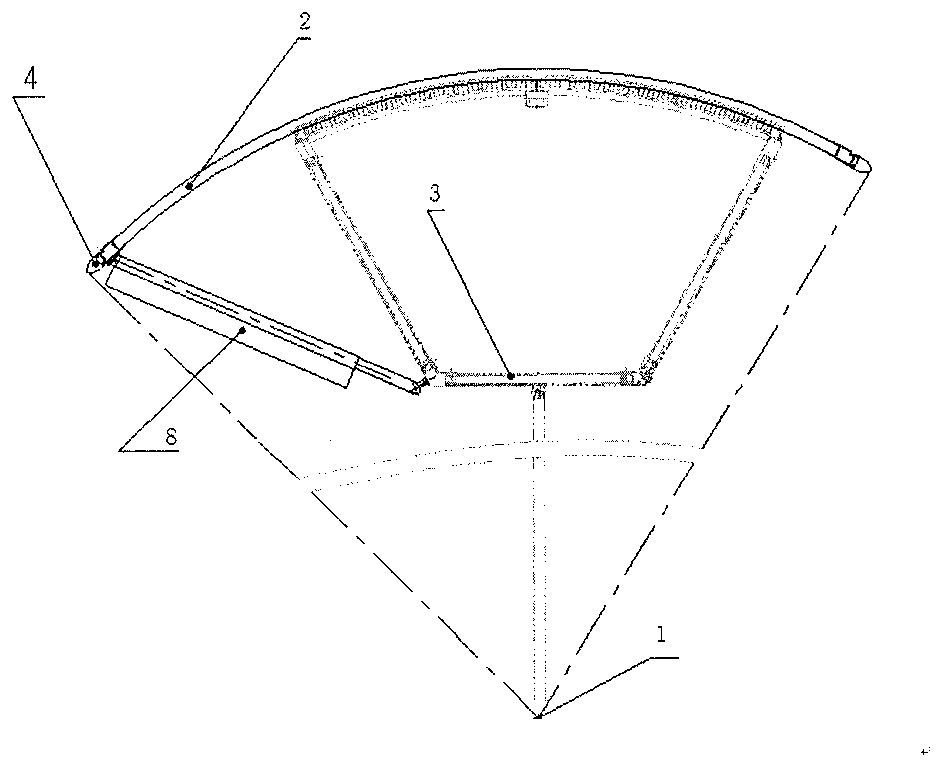 Double-wing safety rotating door