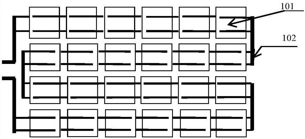 Series flexible thin film solar cell module and making method thereof