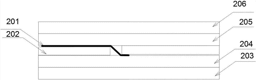 Series flexible thin film solar cell module and making method thereof