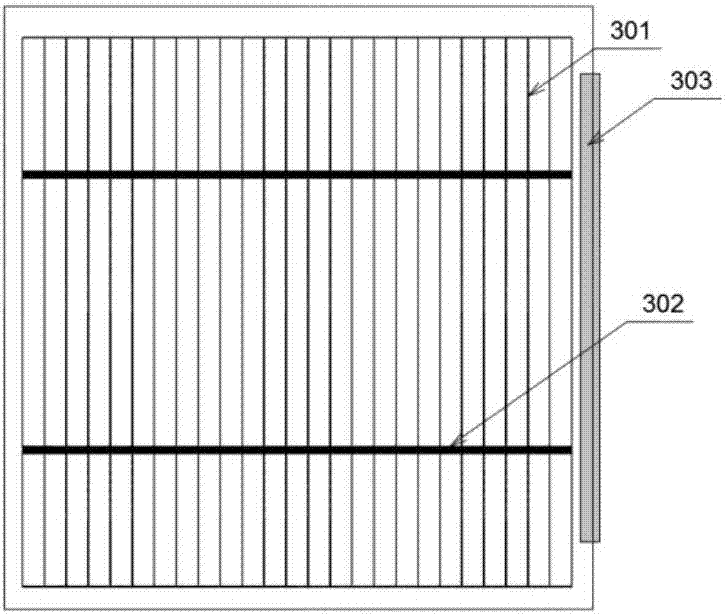 Series flexible thin film solar cell module and making method thereof