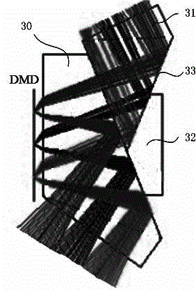 Tri-propellant total internal reflection prism for infrared target simulators