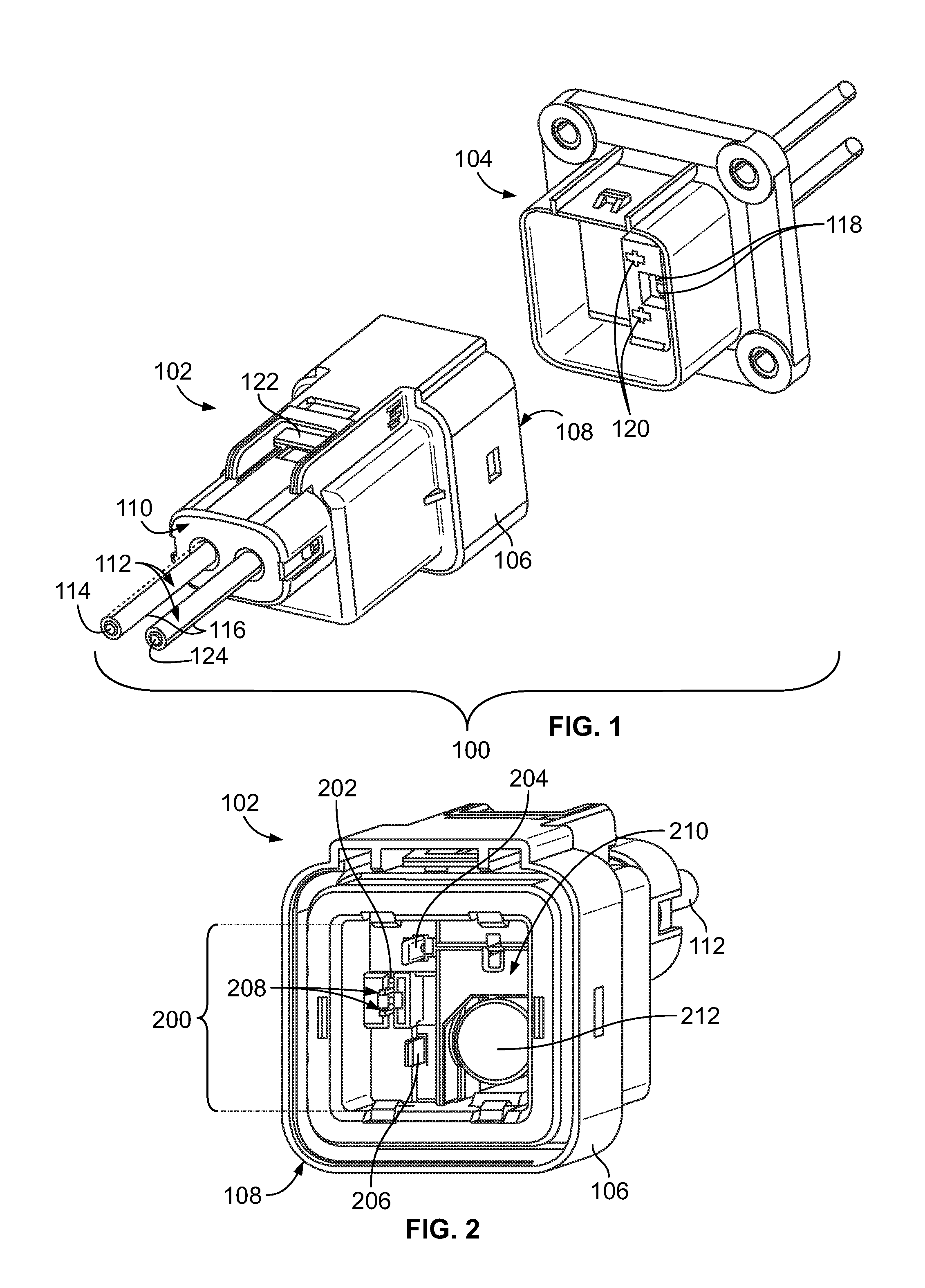 In-line fused connector