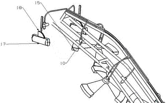 Multi-span greenhouse surface cleaning machine