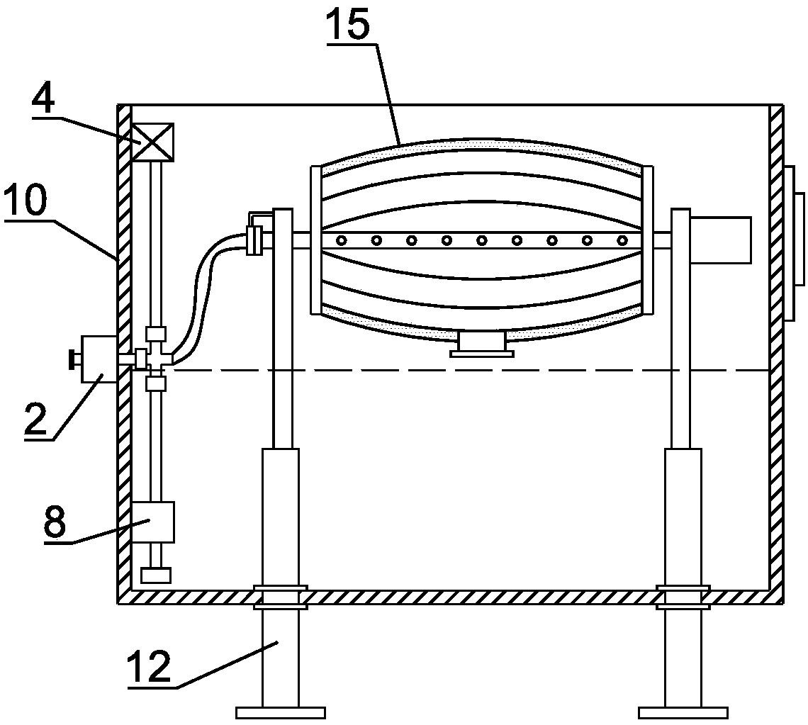 Wool finishing device for animal husbandry