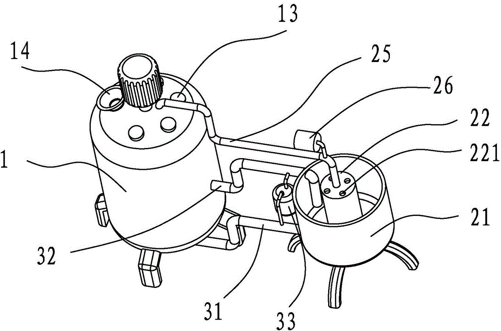 Cooling water circulation system of reaction kettle