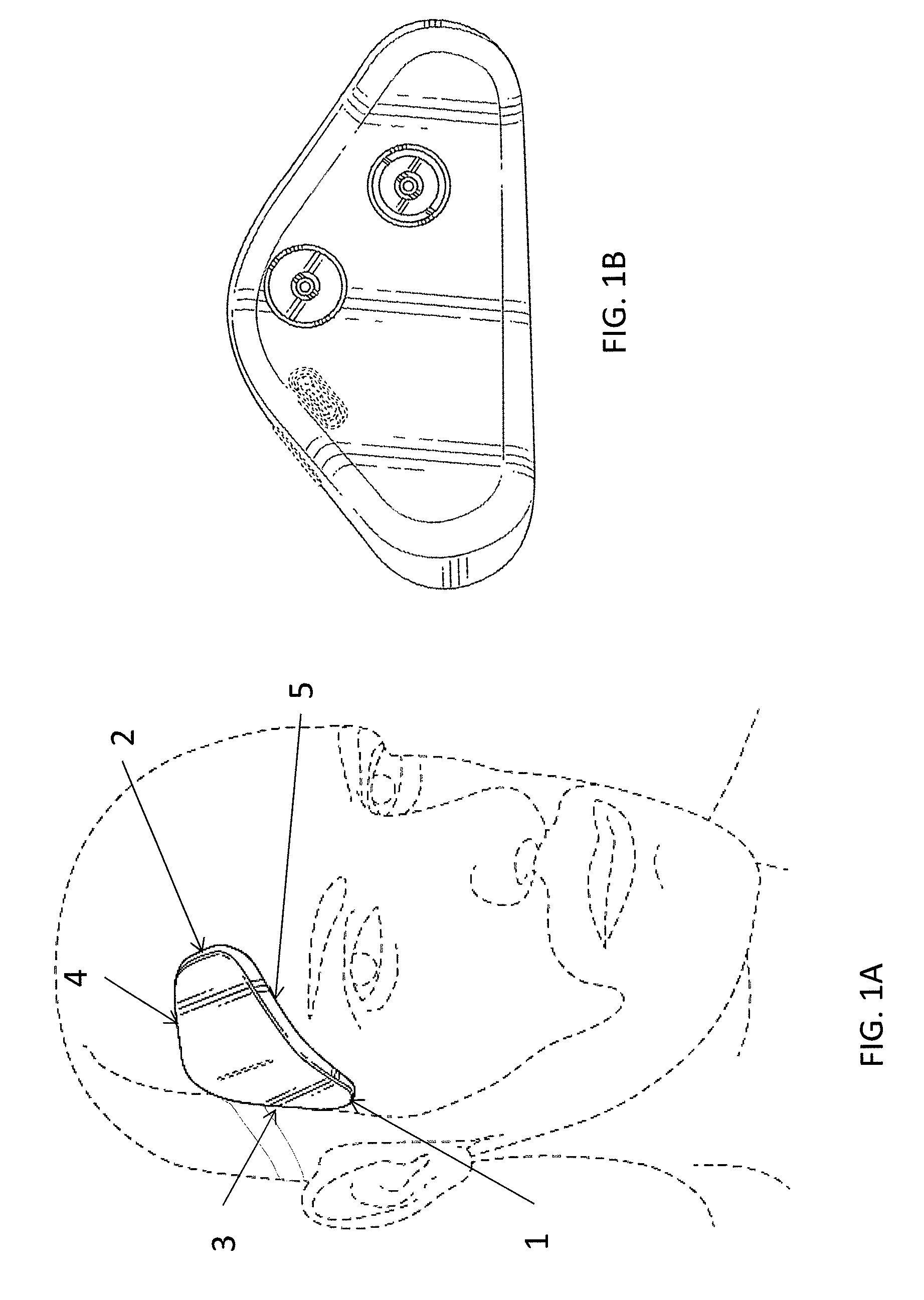 Wearable transdermal neurostimulator having cantilevered attachment