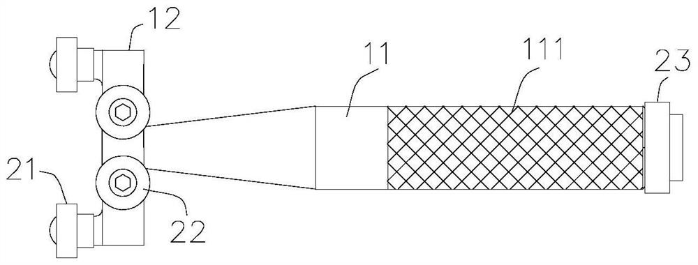 Sealing element inner surface quality inspection auxiliary device and inspection method