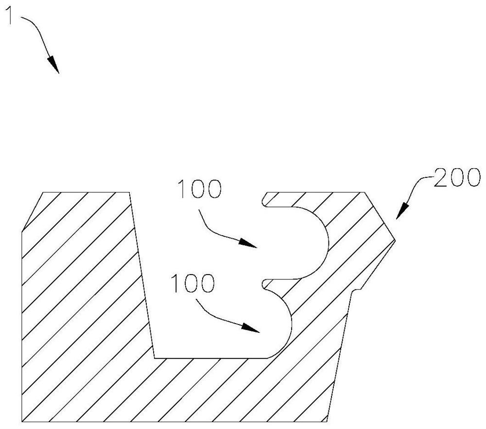 Sealing element inner surface quality inspection auxiliary device and inspection method