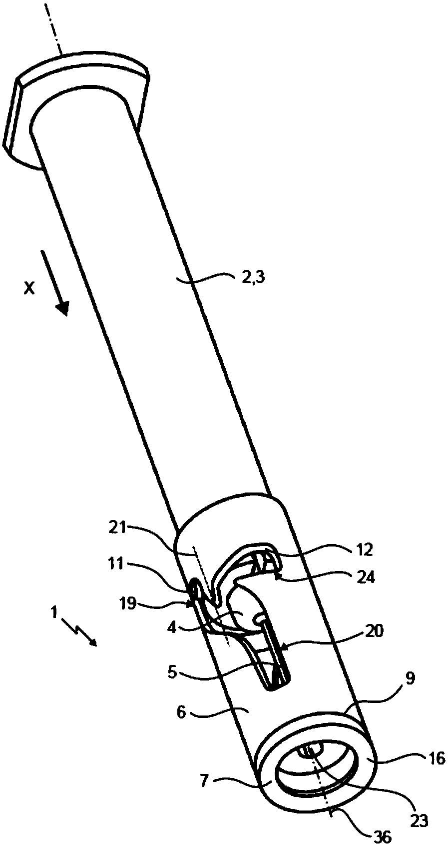 Multi-part safety device for syringe