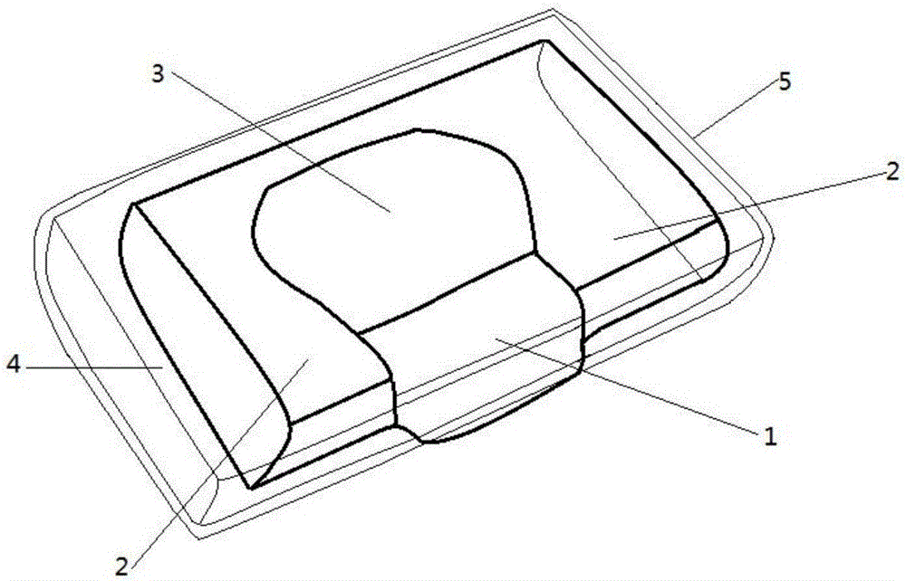 Cervical vertebra correcting pillow and manufacturing method thereof