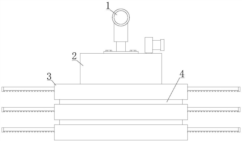 Illumination compensation device for promoting rice tillering and implementation method of illumination compensation device