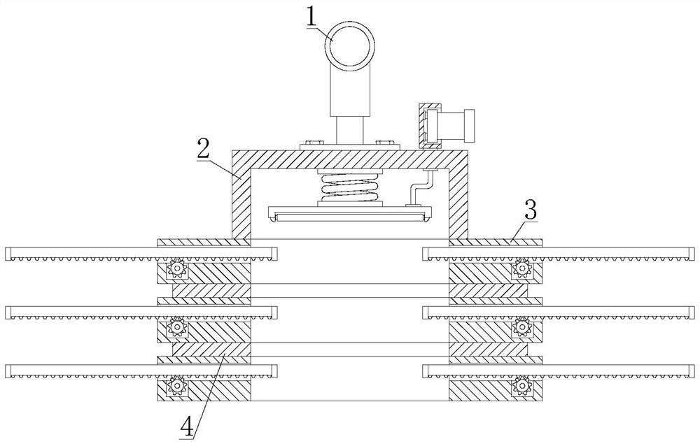 Illumination compensation device for promoting rice tillering and implementation method of illumination compensation device