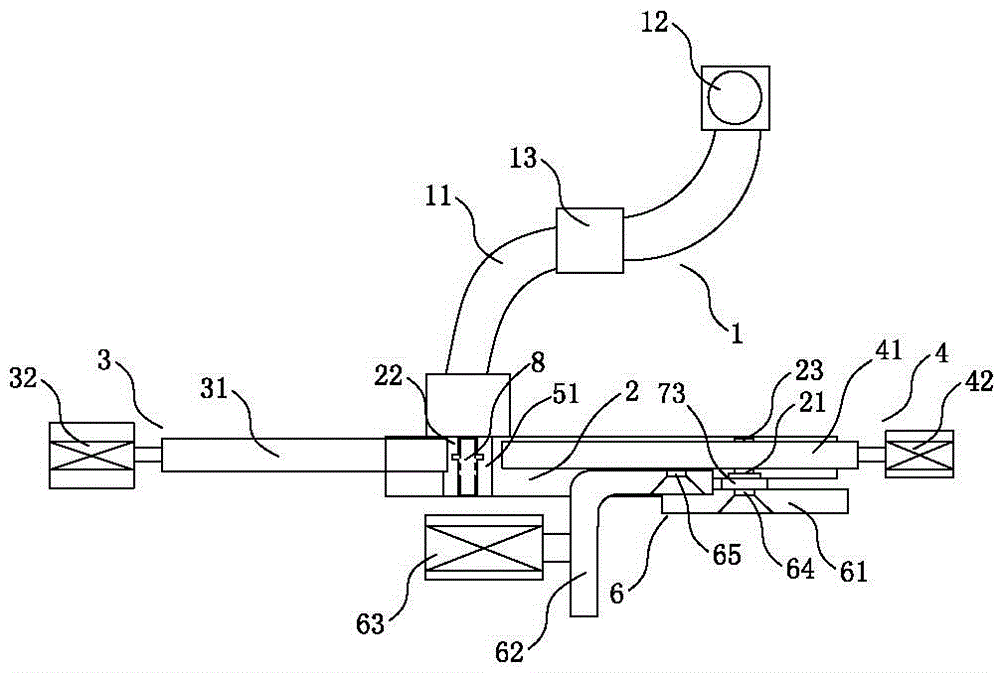 A terminal automatic crimping machine