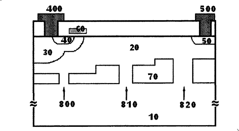 SOILDMOS transistor with changeover body connection