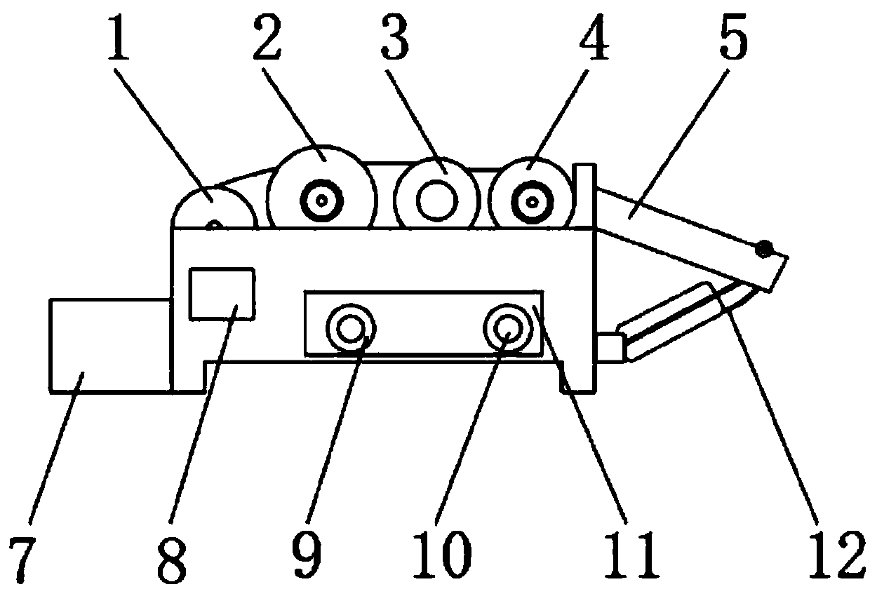 Efficient garment fiber loosening and impurity removal machine