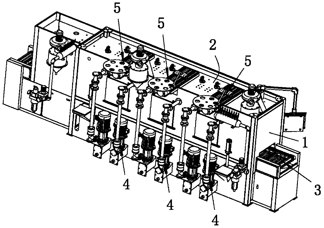 A fully automatic sandblasting device