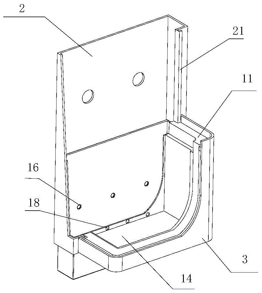 Cold-proof vertical greening device