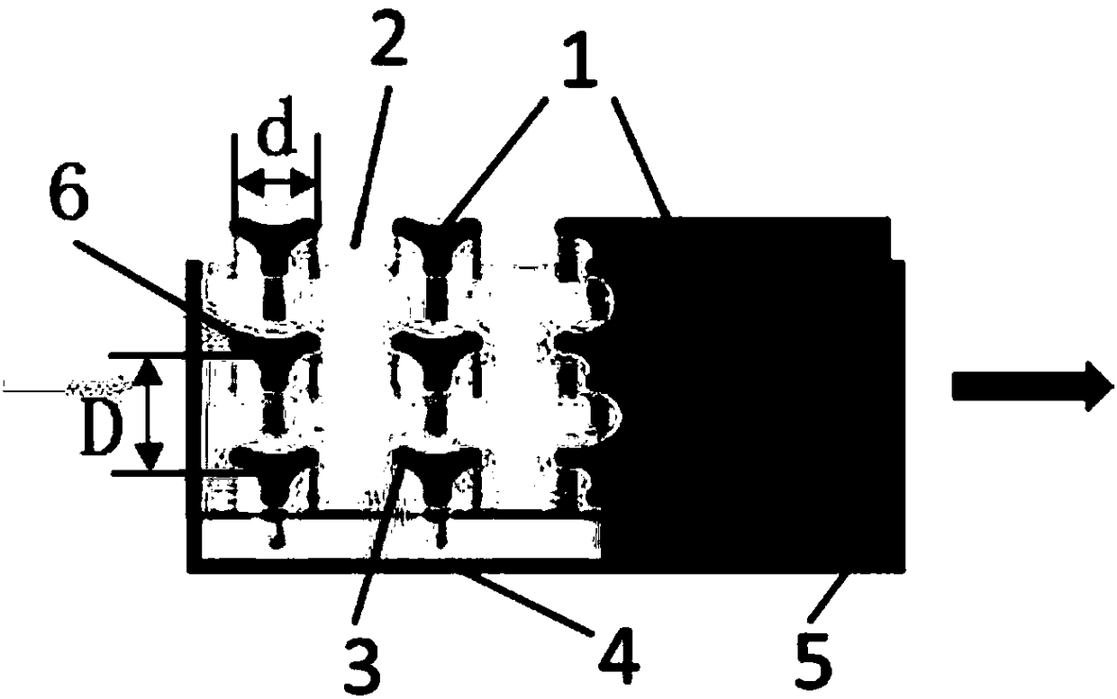 Micro three-dimensionak device and preparation method and application thereof