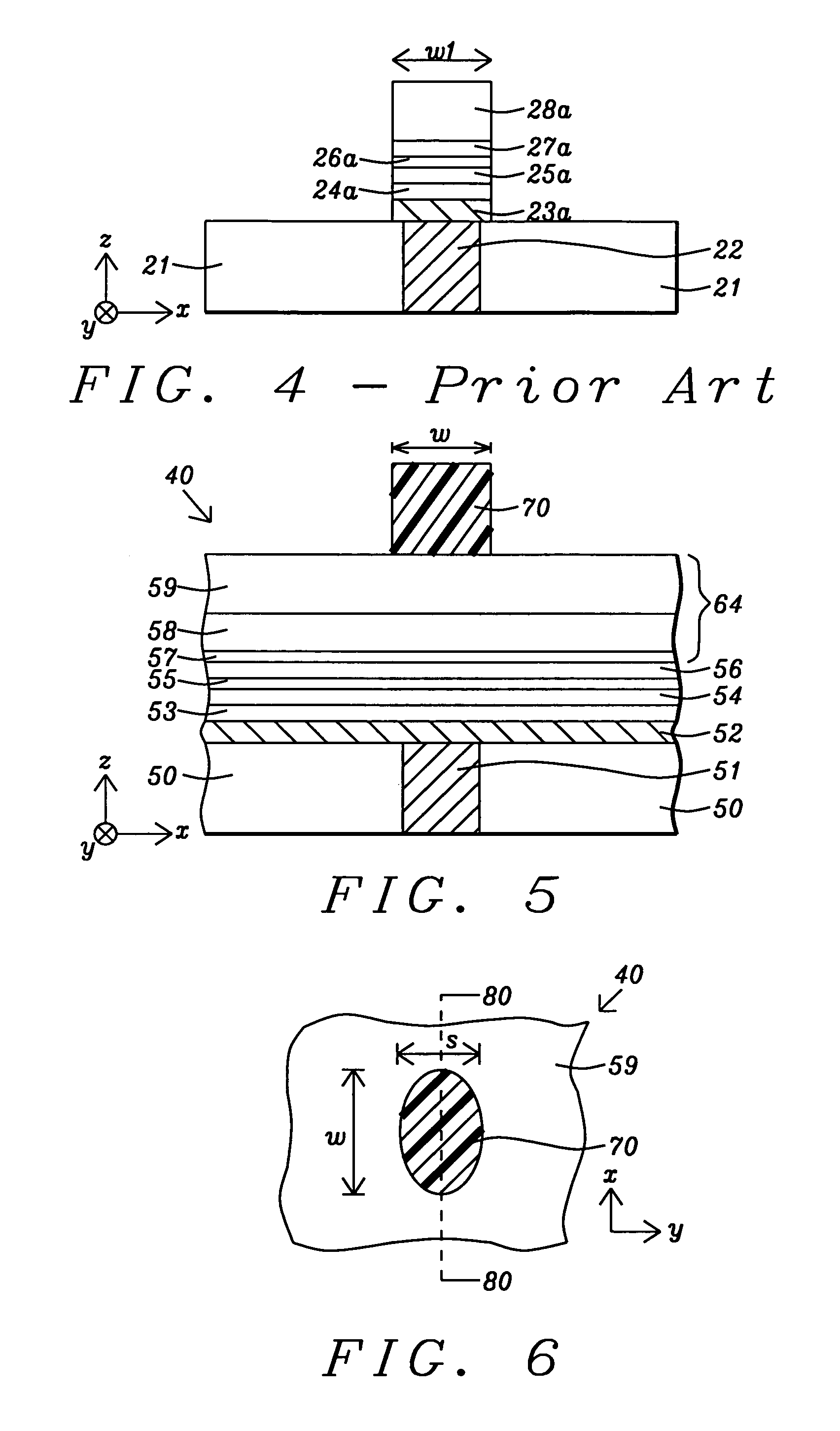 Composite hard mask with upper sacrificial dielectric layer for the patterning and etching of nanometer size MRAM devices