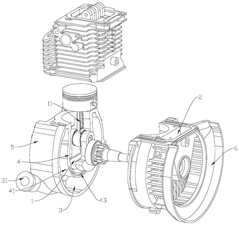 Lubricating system of engine, using method and garden equipment