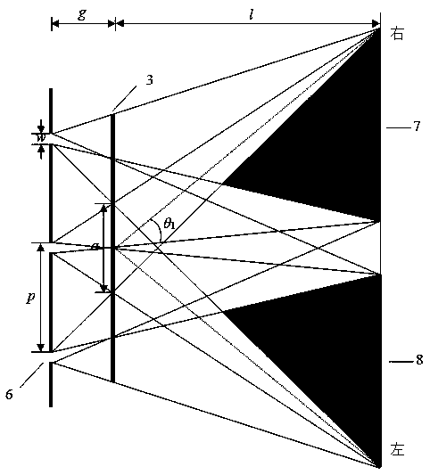 Method for wide-viewing-angle integrated imaging double vision 3D display based on variable point light sources