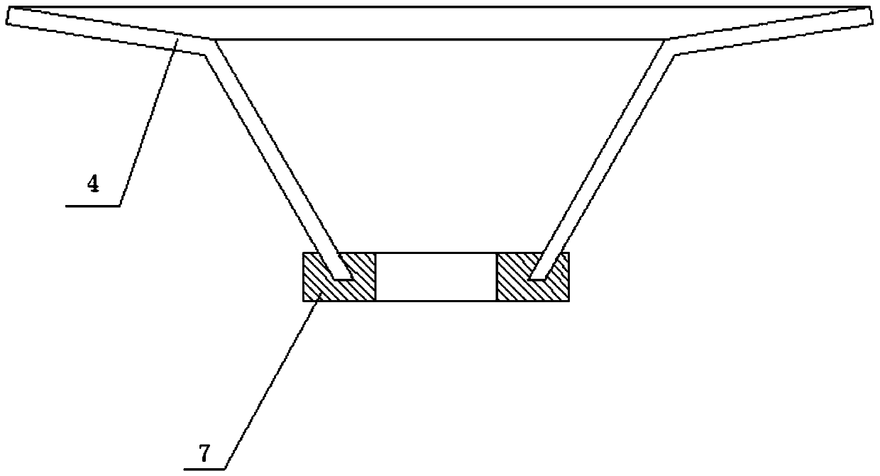 Broken bridge water-proof roof gutter spout funnel