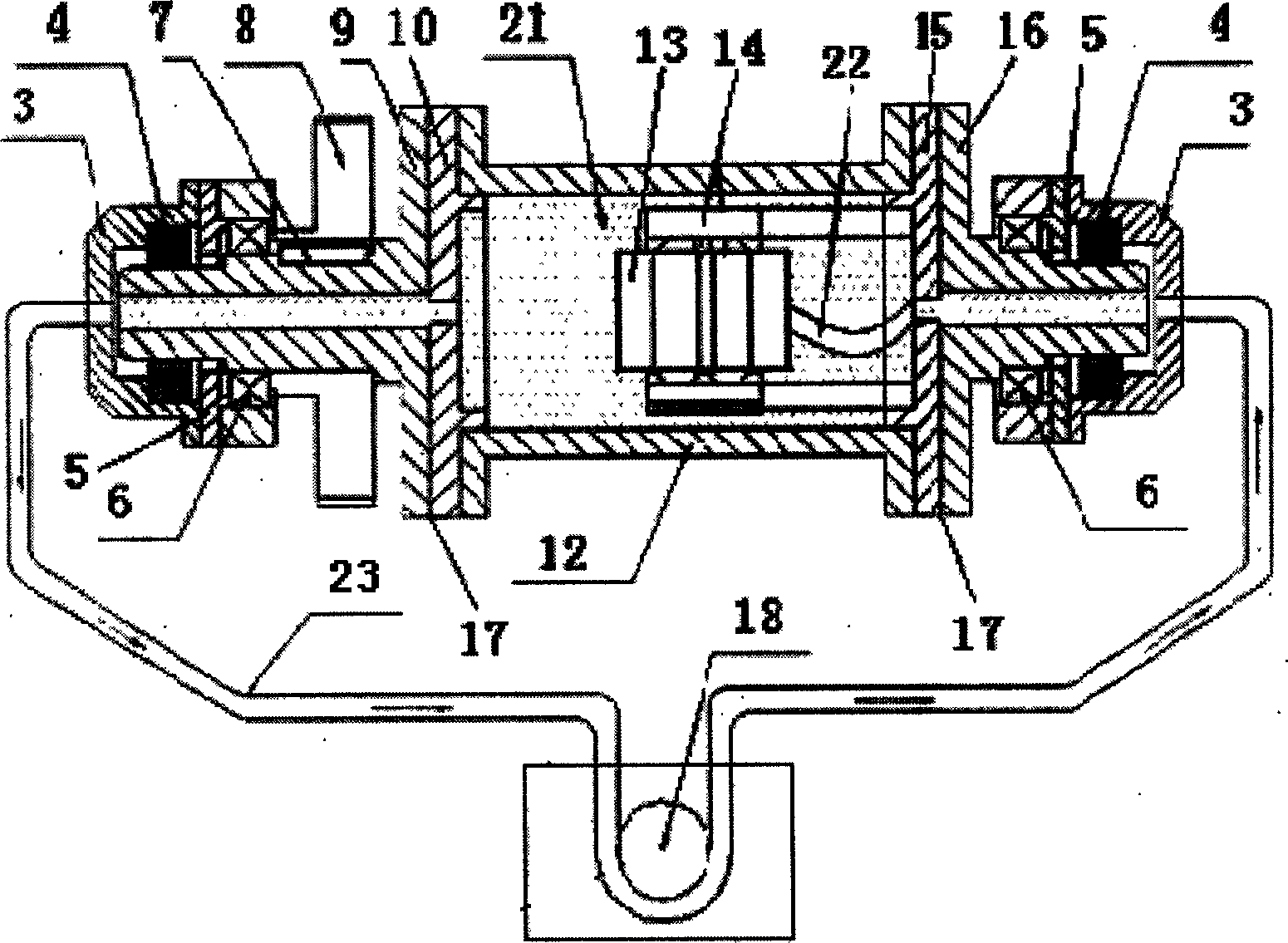 Rotary pouring type bioreactor system