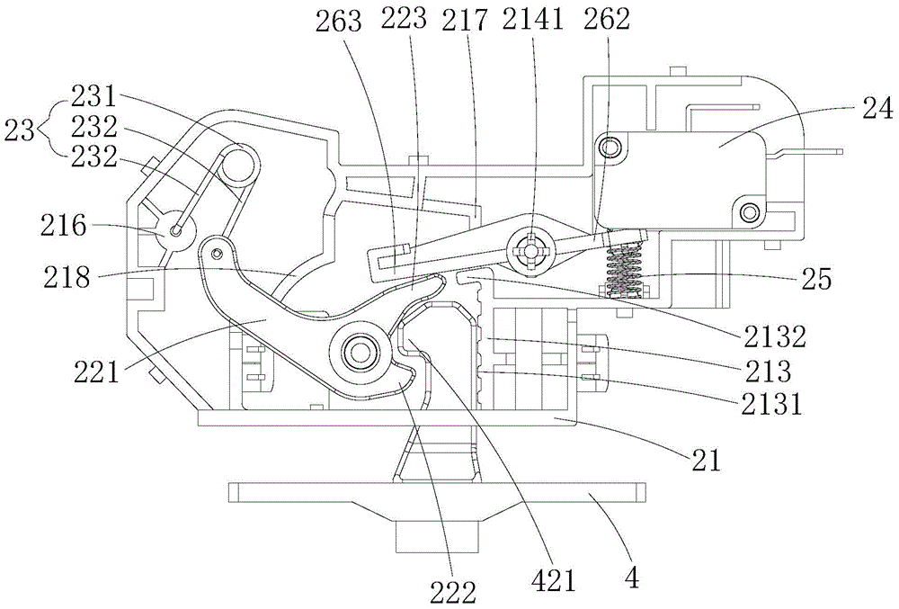 Dishwasher door lock mechanism and dishwasher