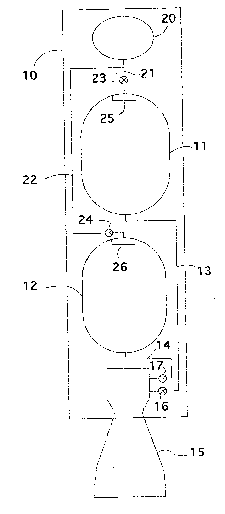 Propellant tank baffle system